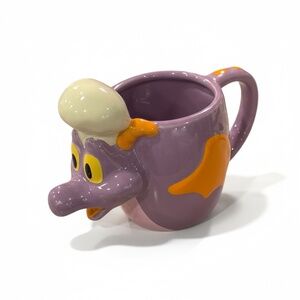 Disney Parks Figment Chef Figural Mug Purple Orange 3D Character Mug